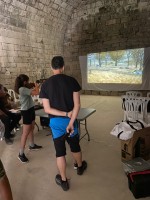 La Federació Catalana de Caça participa amb la seva carpa i la galeria de tir virtual a la Fira del Gos Caçador d’Arbeca